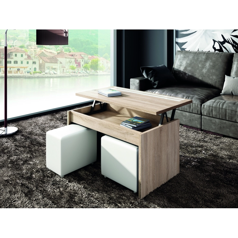 ROSA mesa centro elevable