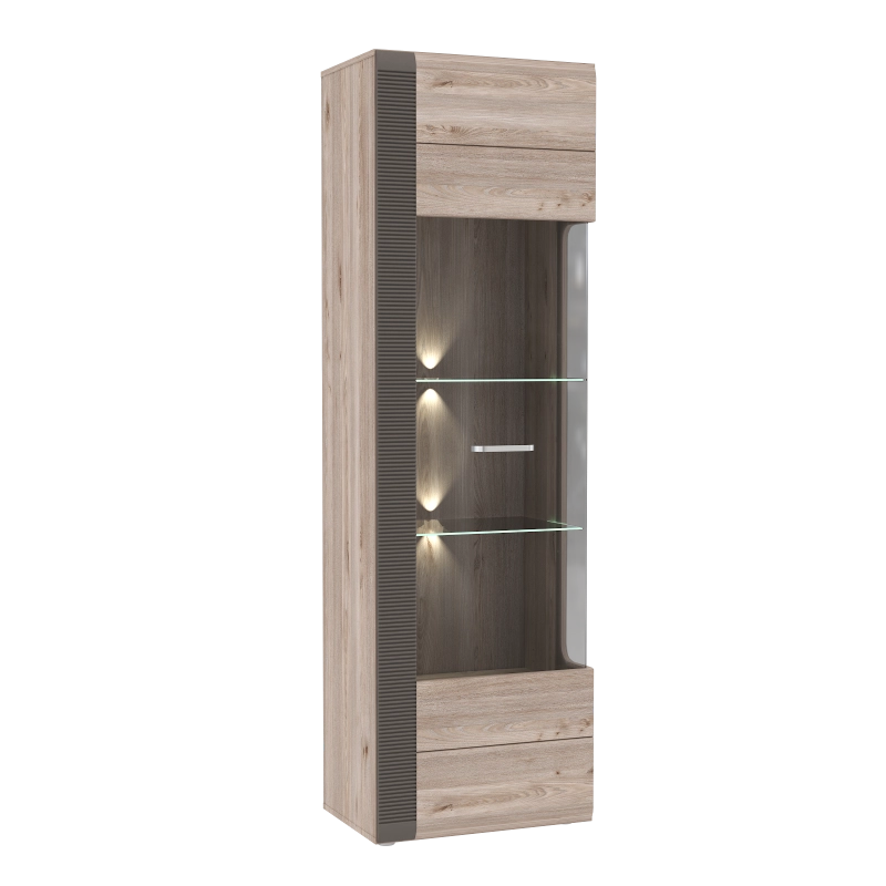 IVAN tall display cabinet