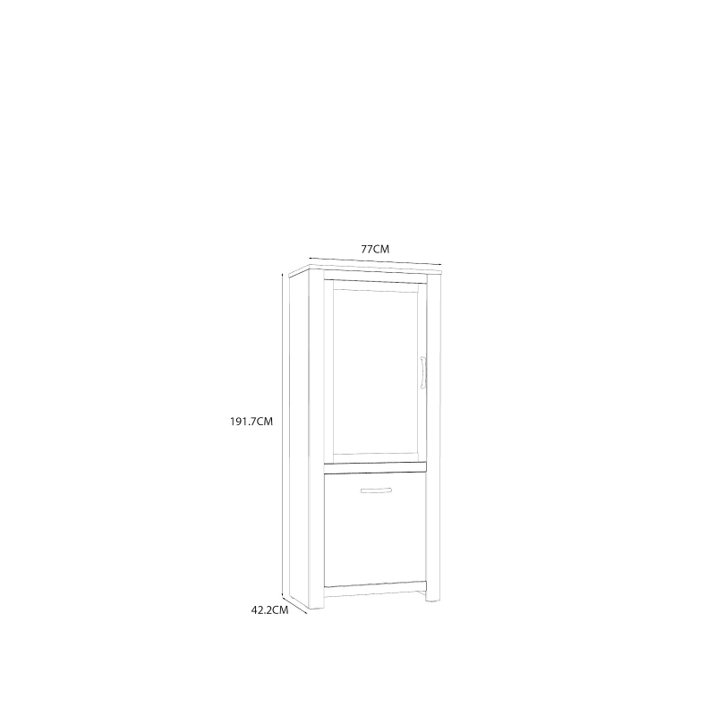 JUAN upper display cabinet