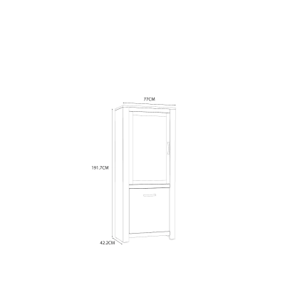 JUAN upper display cabinet