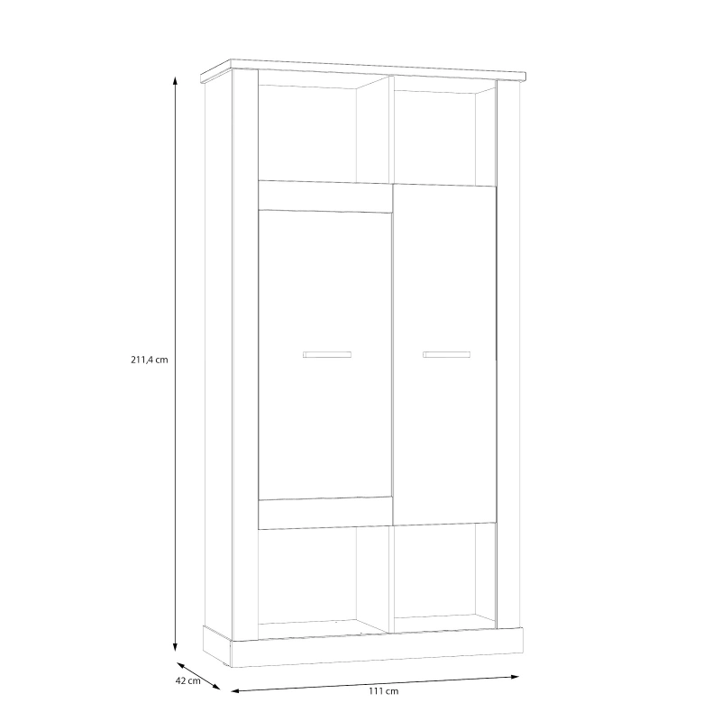 BRUNO display cabinet