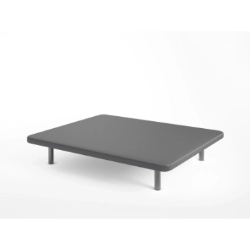 ZULOAGA Base entapissada de color gris 150x190 amb 4 potes