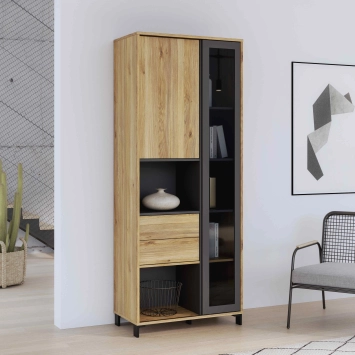 DIOGO tall display cabinet